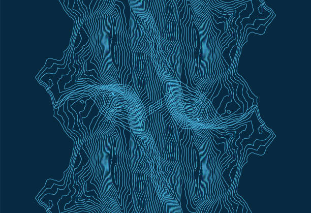 bstract polygonal wave wireframe background Abstract, Application Form, Art, Art And Craft wave water patterns stock illustrations