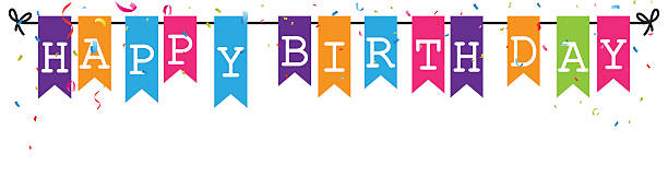 Happy Birthday Banner Illustrations, Royalty-Free Vector ...