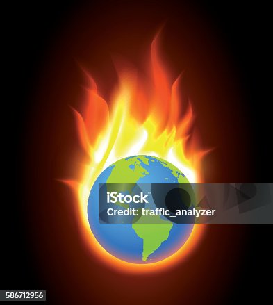 istock Burning globe 586712956