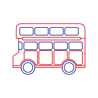bus double deck icon image