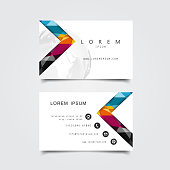 business card layout design background