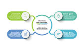istock Business circle. timeline infographic icons designed for abstract background template 1354550703