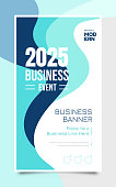 istock Business conference template. Facebook event link banner design 1311750269