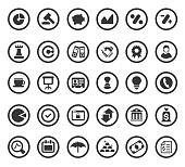 istock Business Icons and Finance Icons 611896886
