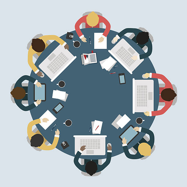 Round Table Discussion Illustrations Royalty Free Vector Round Table Discussion Illustrations Royalty Free Vector
