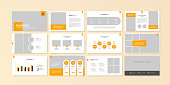 istock Business minimal slides presentation background template. business presentation template. 1182630652