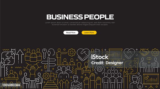 istock Business People Related Banner Design, Pattern Background 1304080364