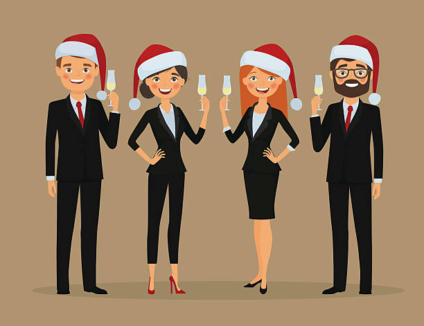 Office Holiday Party Illustrations, Royalty-Free Vector Graphics & Clip ... Office Team Celebration