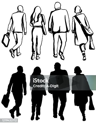 istock Business Ultimate Team Silhouettes 1219432712