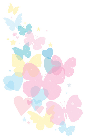 vector, butterfly background, illustration, butterfly ornament