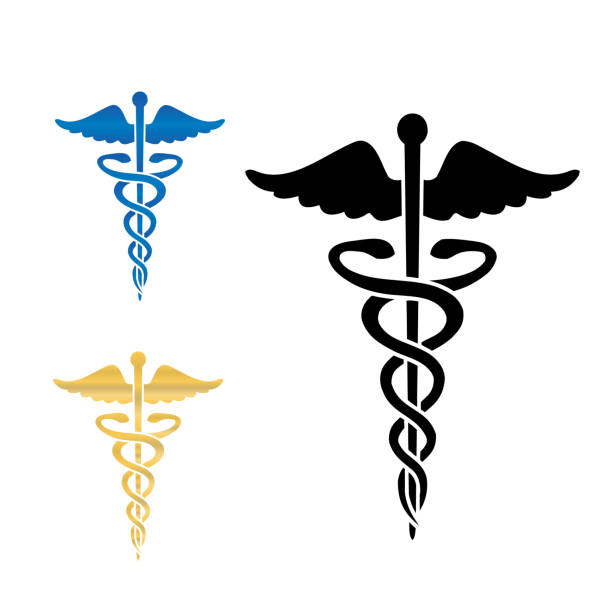 Caduceus medical symbol vector illustration. Caduceus medical symbol vector illustration.eps10 caduceus stock illustrations