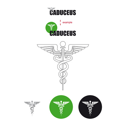 Caduceus symbol of medicine