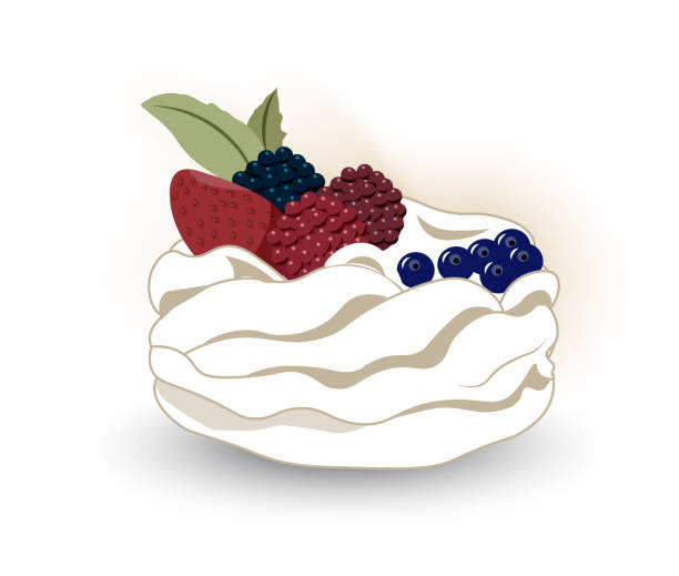 Pavlova Cake Illustrations, Royalty-Free Vector Graphics & Clip Art ...