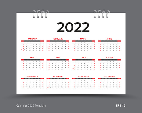Calendrier 2022 Mod le De Mise En Page Calendrier Annuel Calendrier 2022 Mod le De Mise En Page Calendrier Annuel