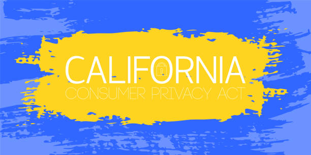 California Consumer Protection Act or CCPA vector art illustration