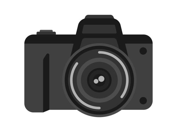 camera camera dslr camera stock illustrations