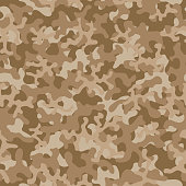 Camouflage pattern. Seamless. Military background. Soldier camouflage. Abstract seamless pattern for army, navy, hunting, fashion cloth textile. Colorful modern soldier style. Vector fabric texture