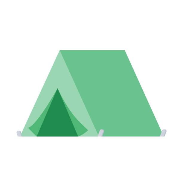 キャンプテント - テント点のイラスト素材／クリップアート素材／マンガ素材／アイコン素材