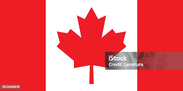 istock Canadian Flag (Official Colors) 852668618