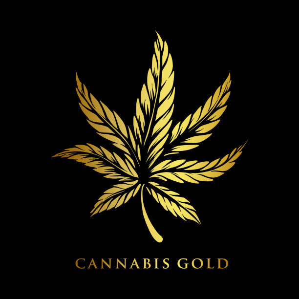 Marijuana Leaf Design Cannabis Pot Square Tie Bar Clip Clasp Silver or Gold 