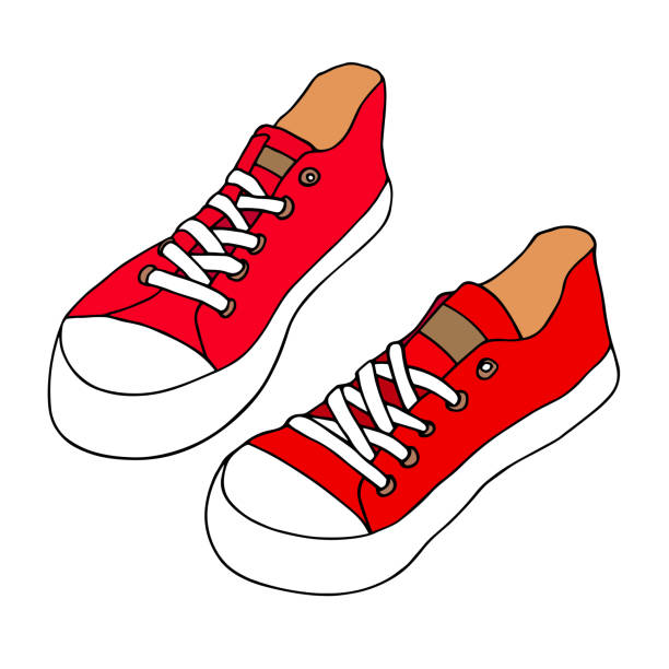 Royalty Free Tying Shoelaces Clip Art, Vector Images & Illustrations ...