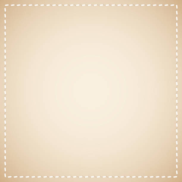 canvas beige canvas texture with white tread, vector eps 10 sewing stock illustrations