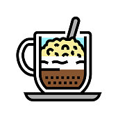 istock cappuccino coffee color icon vector illustration 1357828976