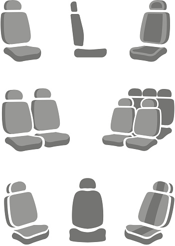 Car Seat Icons Stock Illustration Download Image Now Car Seat Icons Stock Illustration Download Image Now