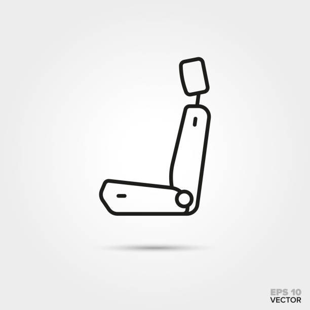 car seat vector icon car seat vector icon. Automotive parts, repair and service symbol. seat stock illustrations