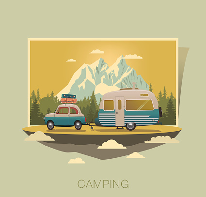 Caravan camping