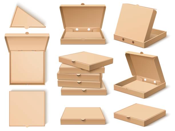 Pizza Box 100 Plain Pizza Boxes Postal Boxes Takeaway Box in  Multiple Sizes 