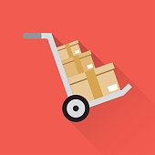 istock Cargo Package Flat Icon 912611270