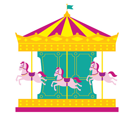 Carousel Horses Carnival Luna Park