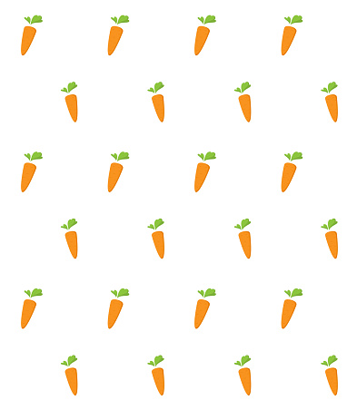 平らなオレンジ野菜漫画の食品イラストとニンジンシームレスパターントレンディな背景の装飾メニュー壁紙100ビーガンやベジタリアンテキスタイルデザインイースターエ にんじんスティックのベクターアート素材や画像を多数ご用意 Istock