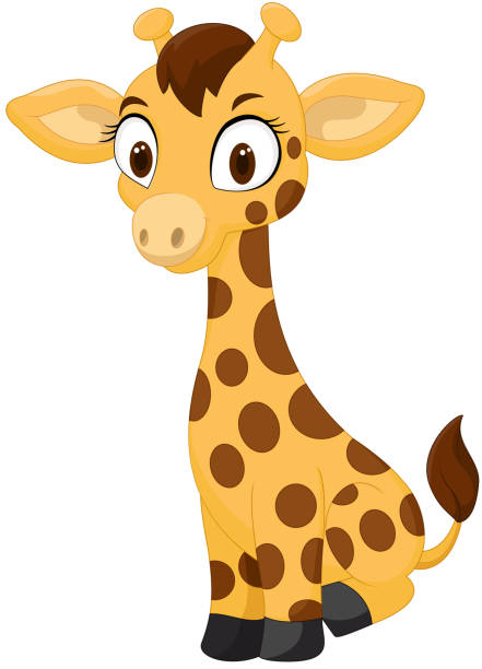 Download Royalty Free Baby Giraffe Clip Art, Vector Images ...