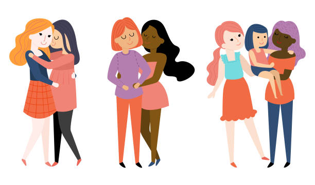 Cartoon Of A Lesbian Family Illustrations Royalty Free Cartoon Of A Lesbian Family Illustrations Royalty Free