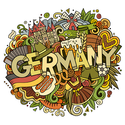かわいい落書きドイツ イラストを漫画します いたずら書きのベクターアート素材や画像を多数ご用意 Istock