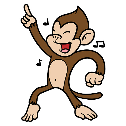 Cartoon Dancing Monkey Stock Illustration - Download Image ...
