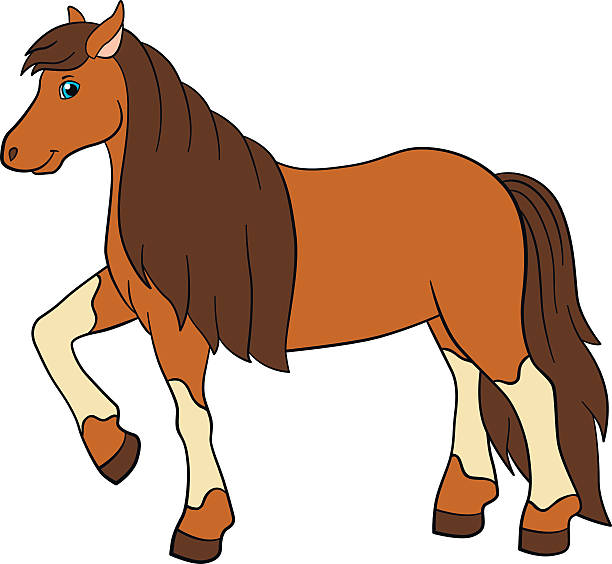 Royalty Free Mare And Foal Clip Art, Vector Images & Illustrations - iStock