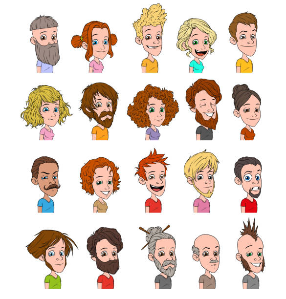 Best Short Curly Red Hair Cartoon Illustrations Royalty Free