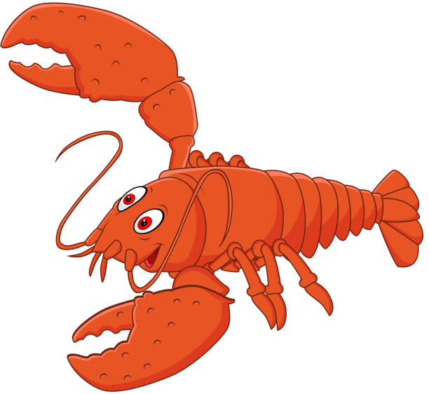Cartoon Lobster Waving Illustrations, Royalty-Free Vector Graphics ...