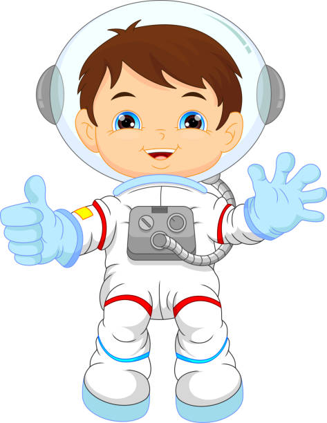 Best Child Astronaut Illustrations, Royalty-Free Vector ...