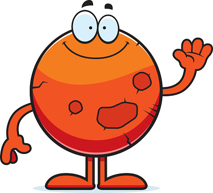 Cartoon Mars Waving Stock Illustration Download Image Cartoon Mars Waving Stock Illustration Download Image