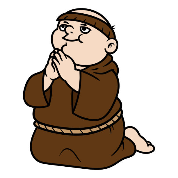 Catholic Monks Cartoons Illustrations, Royalty-Free Vector Graphics ...