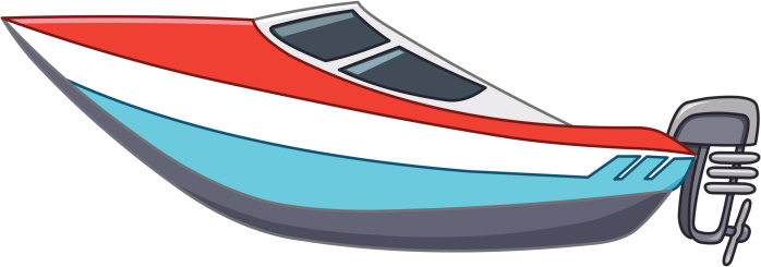 motorboat cartoon