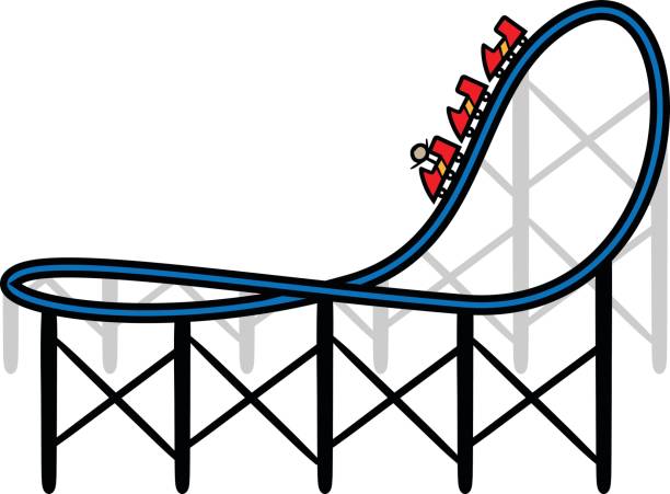 Royalty Free Roller Coaster Track Clip Art, Vector Images ...