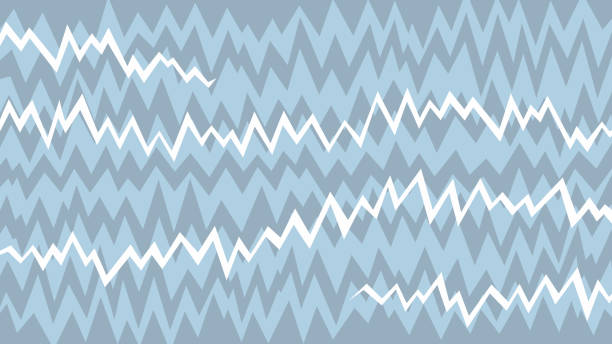 Cartoon Static Electric Interference Light Pattern Background vector art illustration