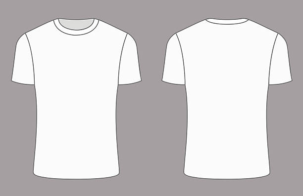 Tshirt Outline Stock Photos, Pictures & Royalty-Free Images - iStock