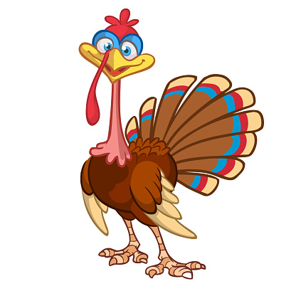 Cartoon Turkey Character Thanksgiving Clipart Stock Illustration ...