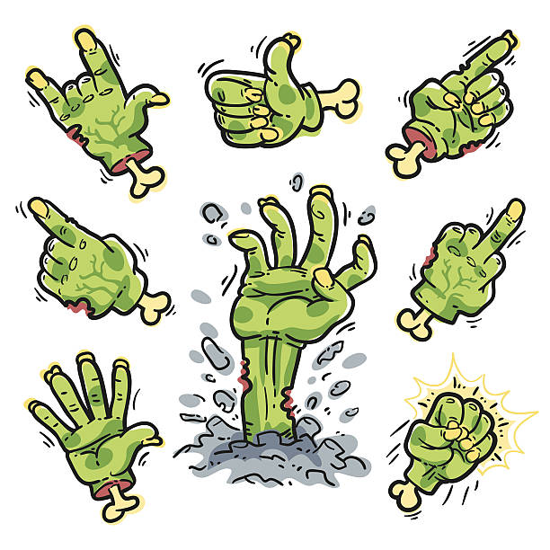 Royalty Free Zombie Hand Clip Art Vector Images And Illustrations Istock